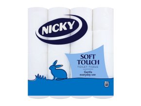 nicky soft touch toaletni papir 2vrstvy 32roli bezobalu