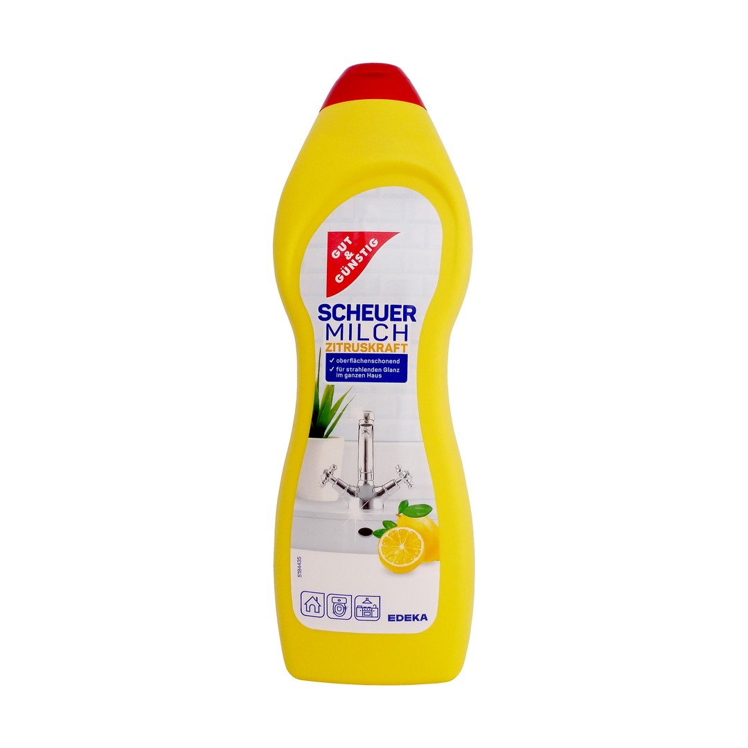 Gut und Günstig (Německo) G&G SCHEUER MILCH ZITRUSKRAFT Tekutý písek s citronem 750ml