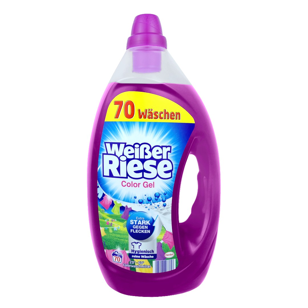 Henkel WEISSER RIESE Prací gel 3,5L (70dávek) Prací gel 3,5L WEISSER RIESE: COLOR (fialová)