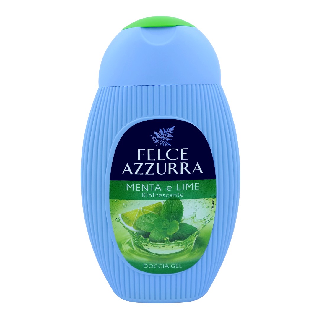 Felce Azzurra (Itálie) FELCE AZZURRA Sprchový gel 250ml Sprchový gel 250ml FELCE AZZURRA: MENTA E LIME RINFRESCANTE (světle zelená)