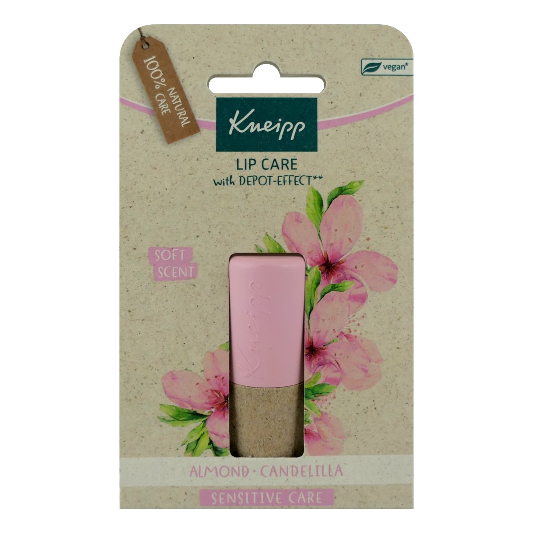 Kneipp (Německo) KNEIPP LIP CARE WITH DEPOT-EFFECT Balzám na rty s postupným vstřebáváním 4,7g KNEIPP LIP CARE WITH DEPOT-EFFECT: SENSITIVE CARE - SOFT SCENT (růžová)