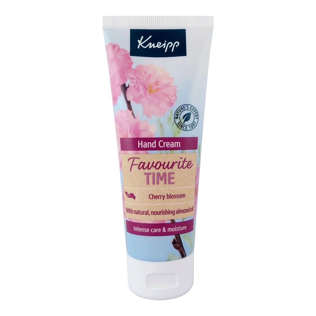 Kneipp (Německo) KNEIPP HAND CREAM Krém na ruce 75ml KNEIPP HAND CREAM: FAVOURITE TIME (růžová)