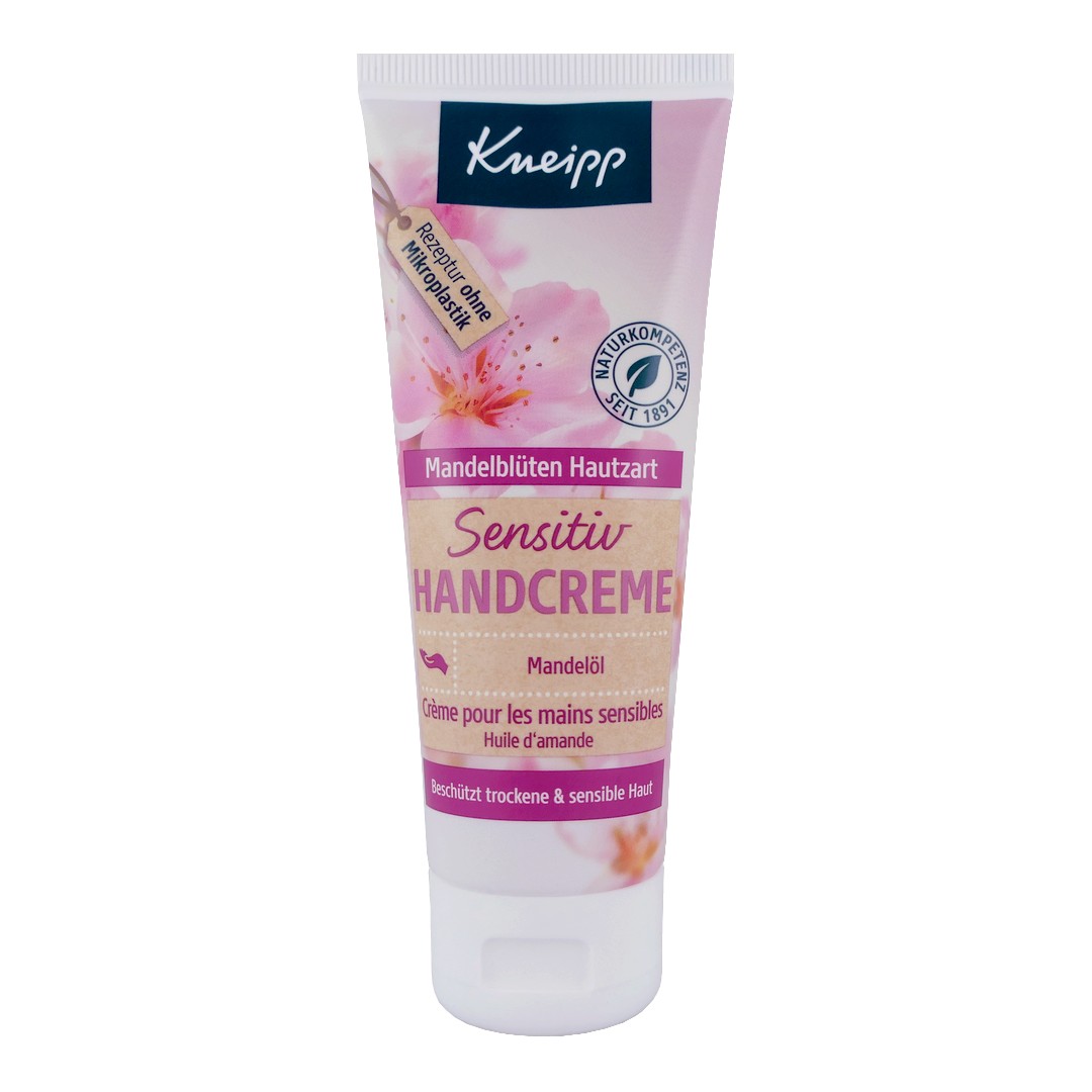 Kneipp (Německo) KNEIPP HAND CREAM Krém na ruce 75ml KNEIPP HAND CREAM: SENSITIV HANDCREME (růžová)