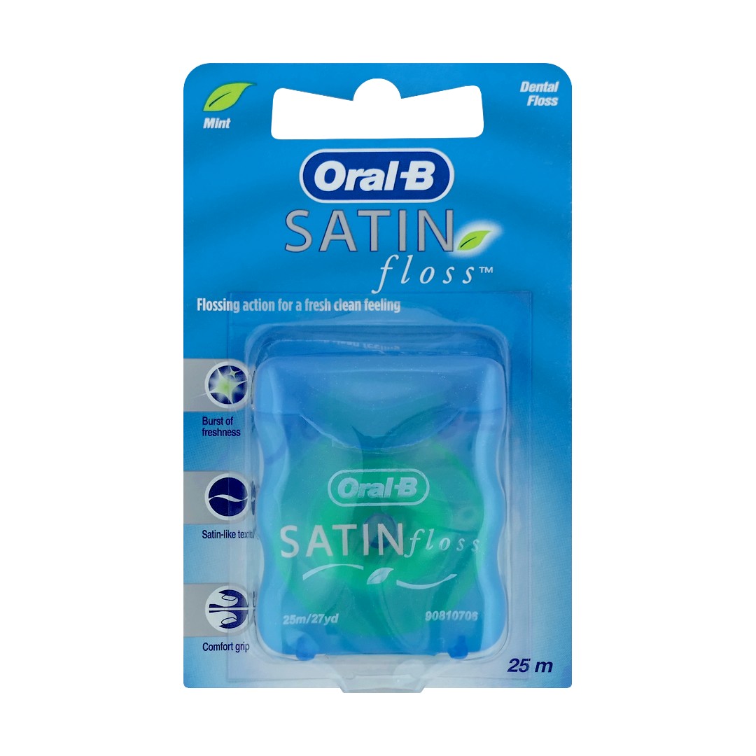 Procter&Gamble ORAL-B SATIN FLOSS MINT Dentální nit 25m 1ks