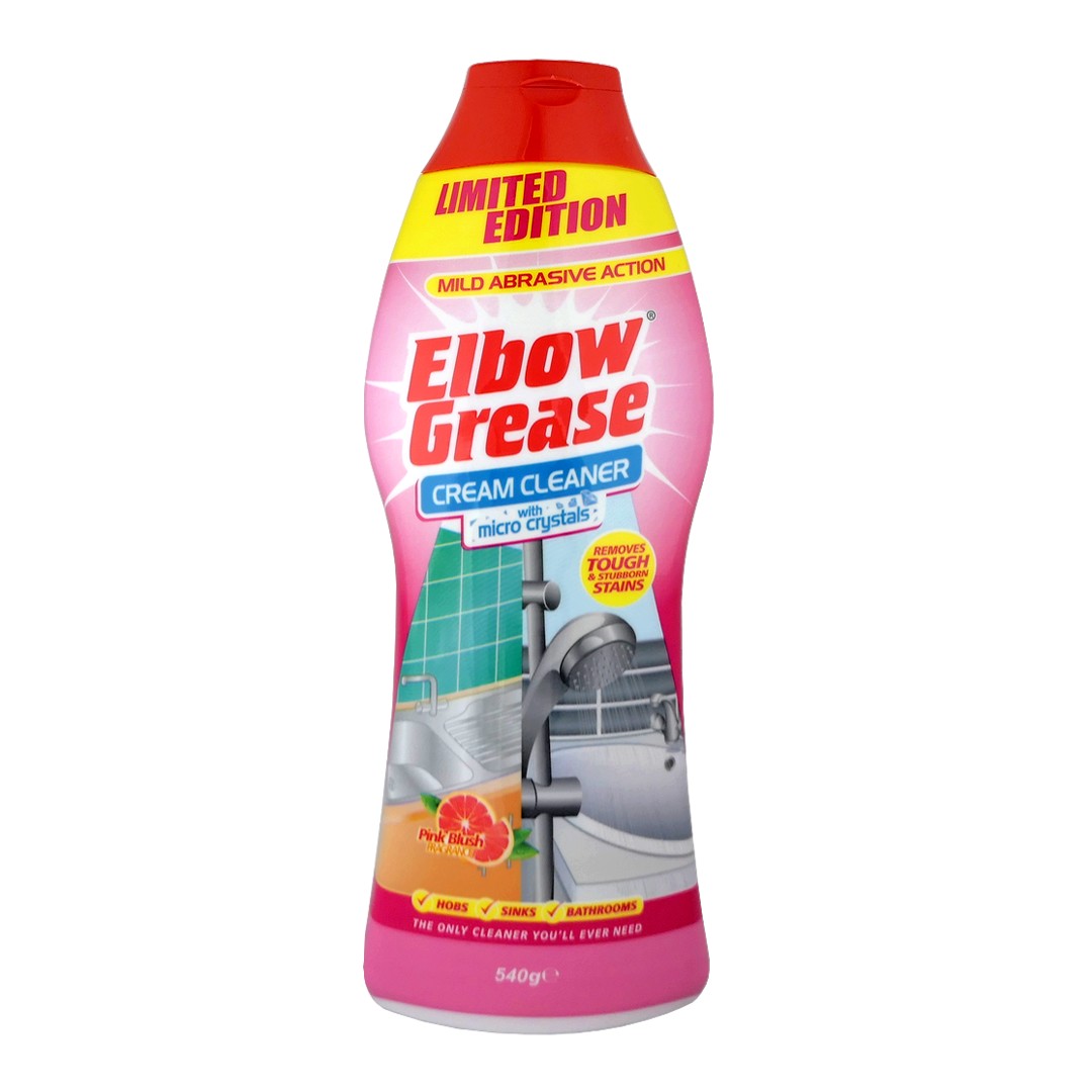 Elbow Grease (UK) ELBOW GREASE CREAM CLEANER WITH MICROCRYSTALS Tekutý písek 540g ELBOW GREASE CREAM CLEANER WITH MICROCRYSTALS 540g: PINK BLUSH (růžová)