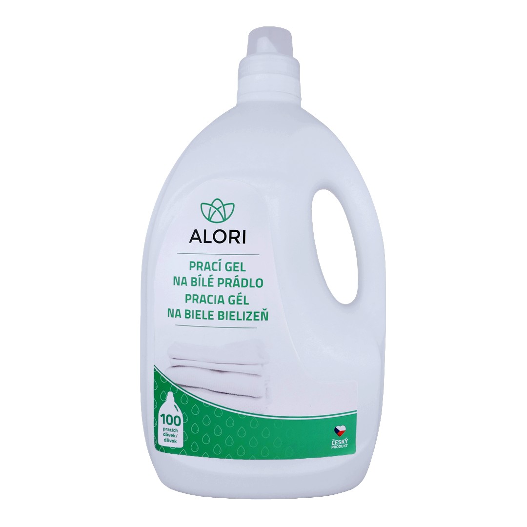 Alori (ČR) ALORI Prací gel 3L (100dávek) ALORI Prací gel 3L: NA BÍLÉ PRÁDLO (bílá)