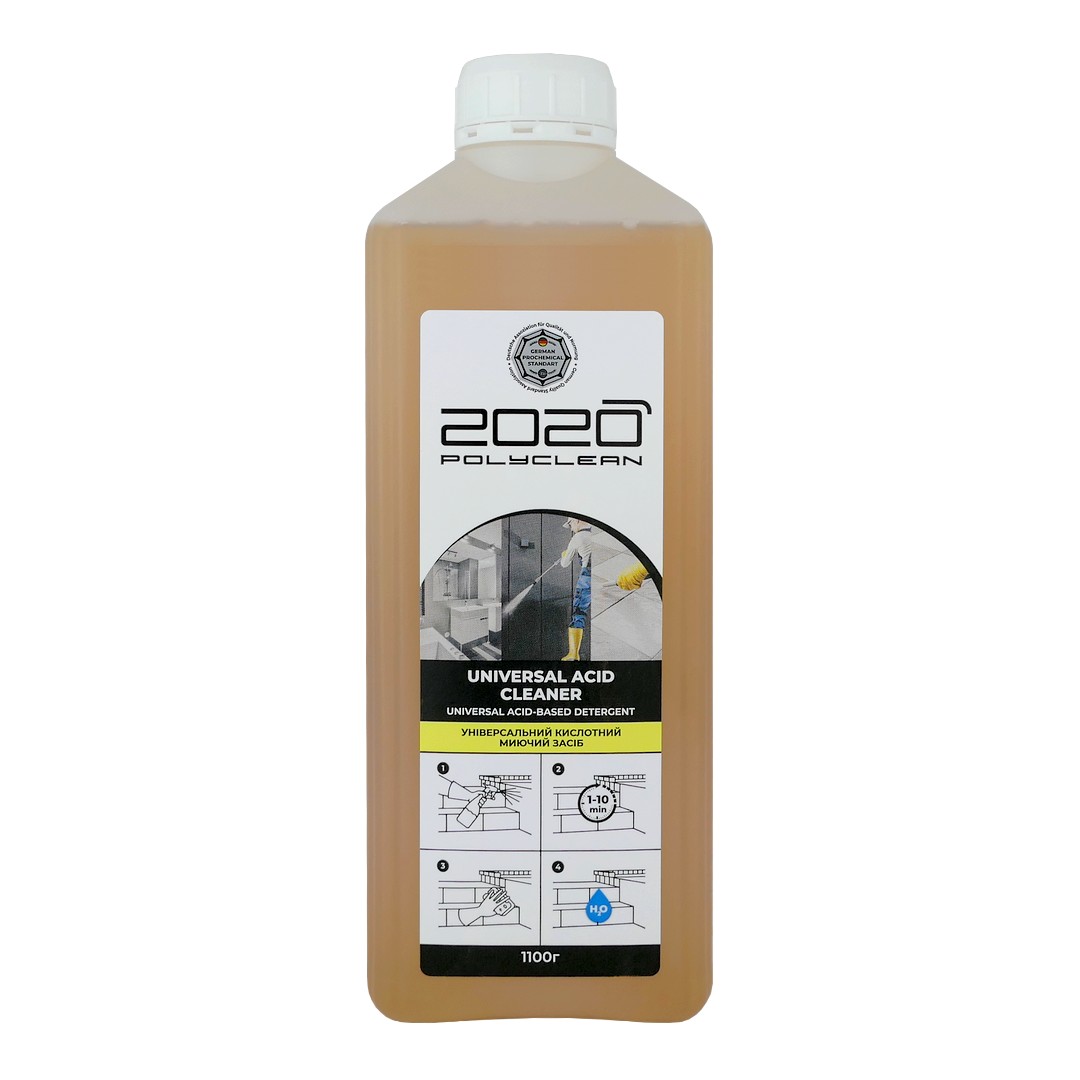 2020 Polychrom (DE+UK) 2020 POLYCLEAN UNIVERSAL ACID CLEANER Univerzální čistič na bázi kyselin 1,1kg