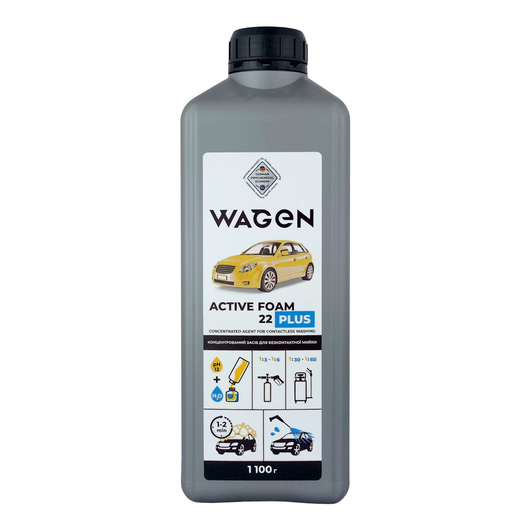 2020 Polychrom (DE+UK) WAGEN ACTIVE FOAM 22 PLUS Koncentrovaný přípravek pro bezkontaktní mytí aut 1,1kg