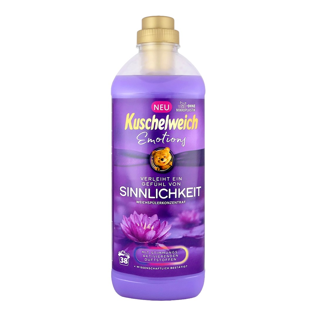 Kuschelweich (Německo) KUSCHELWEICH EMOTIONS Aviváž 1L (38dávek) KUSCHELWEICH EMOTIONS Aviváž 1L (38d.): SINNLICHKEIT (fialová)