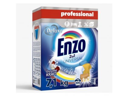 11175 deluxe enzo praci prasek professional 7 1kg 2in1 universal 100wl 4260504880508