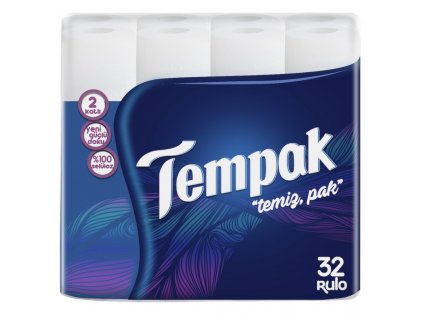 11919 tempak pure clean toaletni papir 2 vrstvy 32roli 8697459729426