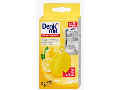 Denkmit osvěžovač do myčky s vůní citronu, 2 ks