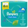 Pampers vlhčené ubrousky Fresch Clean (zelené), 4 x 52 ks