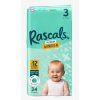 Rascals prémiové plenky vel. 3 ( 6-11 kg), 34 ks
