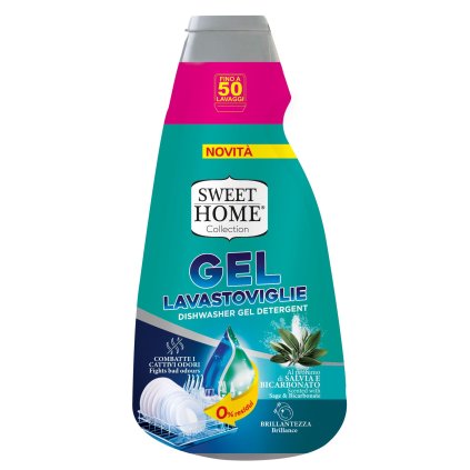 Prostředek na mytí nádobí Sweet Home gel do myčky - Šalvěj 104859
