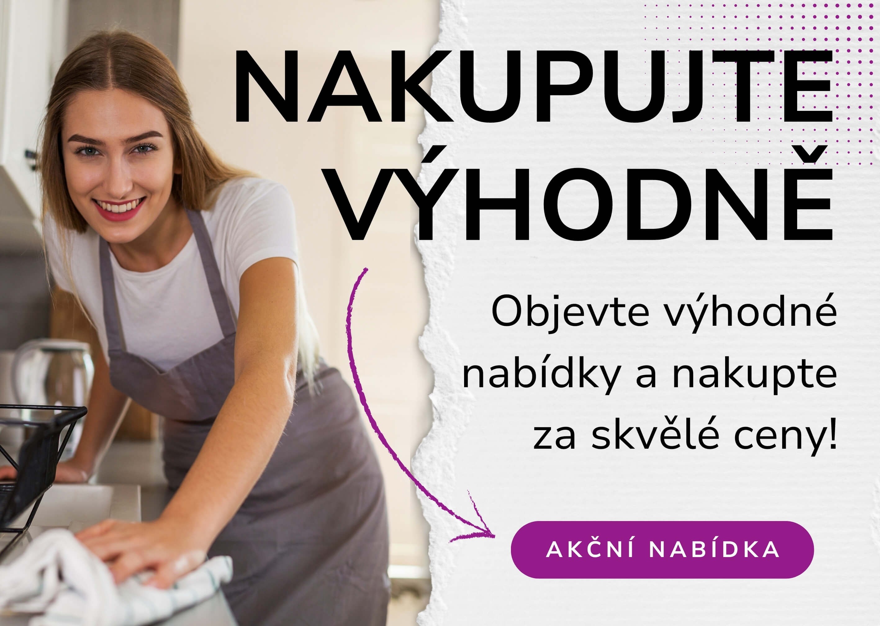 Hlavní baner (Obrázek žena)