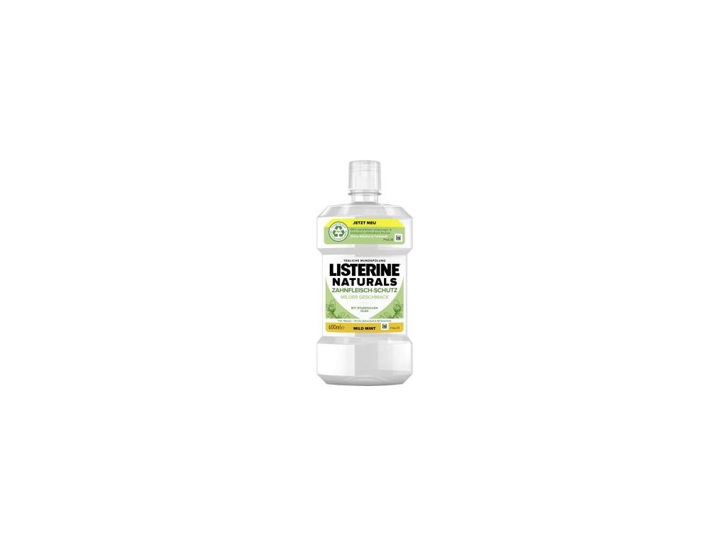 Listerine 600ml Naturals Mild Mint