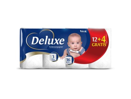 11208 deluxe toaletni papir 16roli 3vrstvy 4260504880140