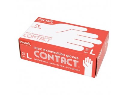 0cfa248351ecc465f05bd7a759e9a0c5 paclan rukavice latexove jednorazove s pudrem 100ks krabice l