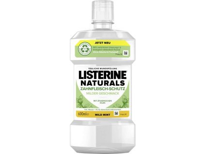 Listerine 600ml Naturals Mild Mint