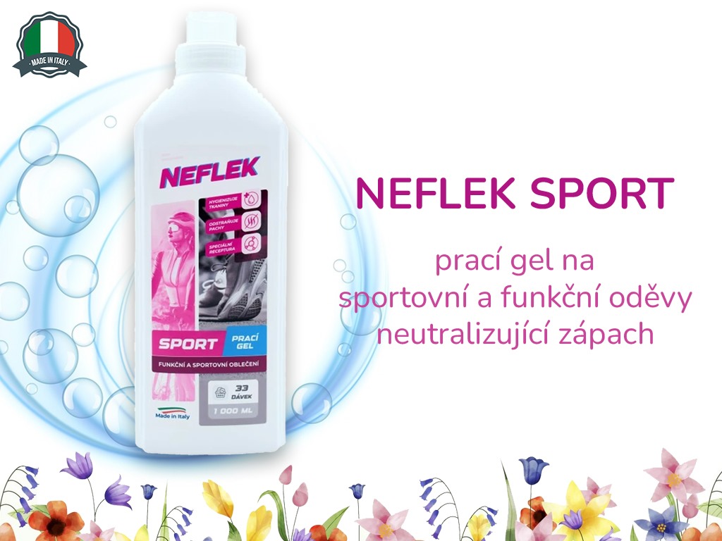 Neflek Sport a Neflek na koberce: připravte oblečení i domácnost na brzký podzim
