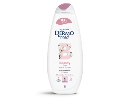 5445DM DERMOMED BEAUTY WHITE FLOWER sprchový gel bílé květy 750 ml přední
