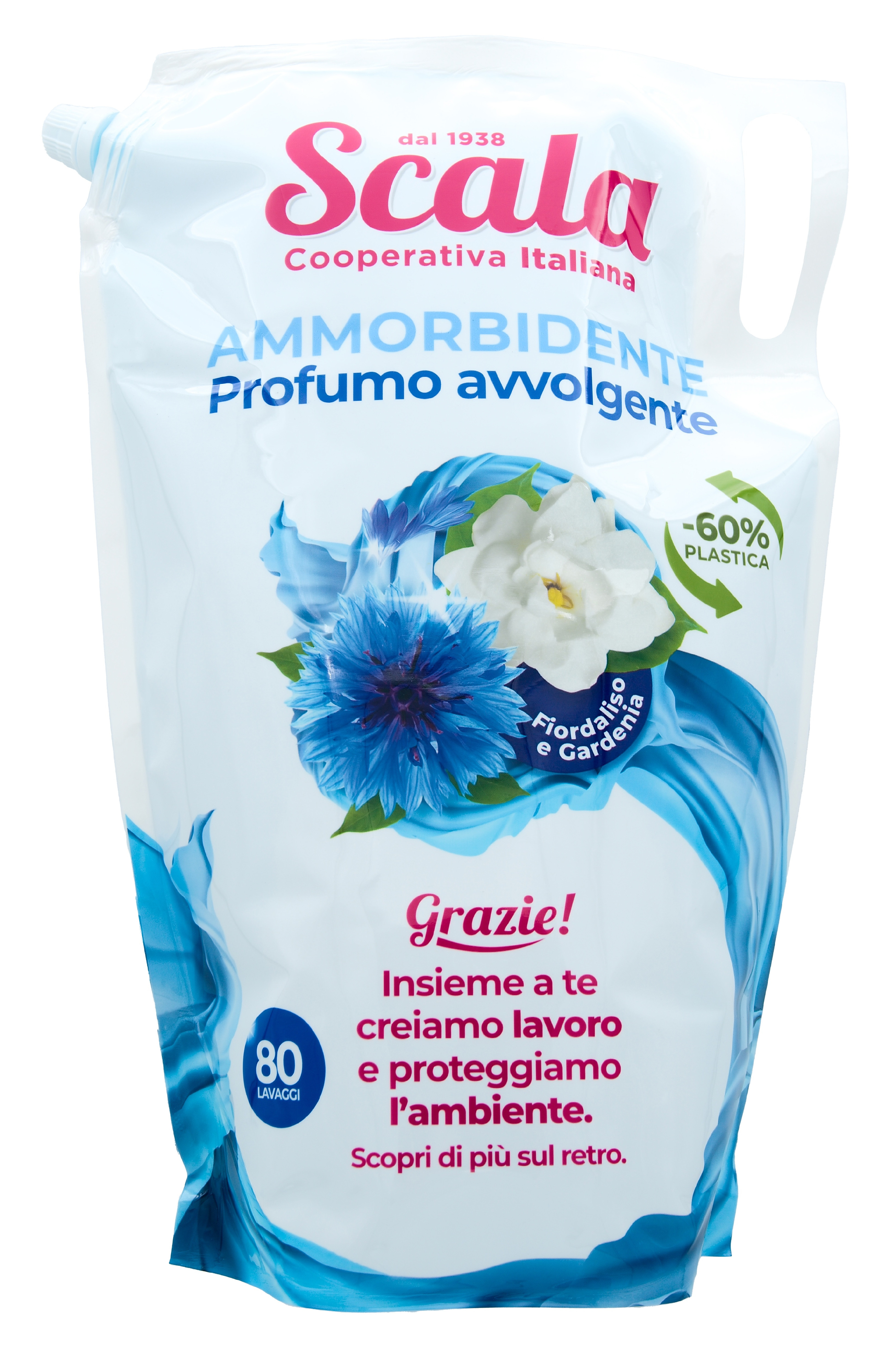 Aviváž Scala Ammorbidente, s vůní chrpy a gardénie, 2 l
