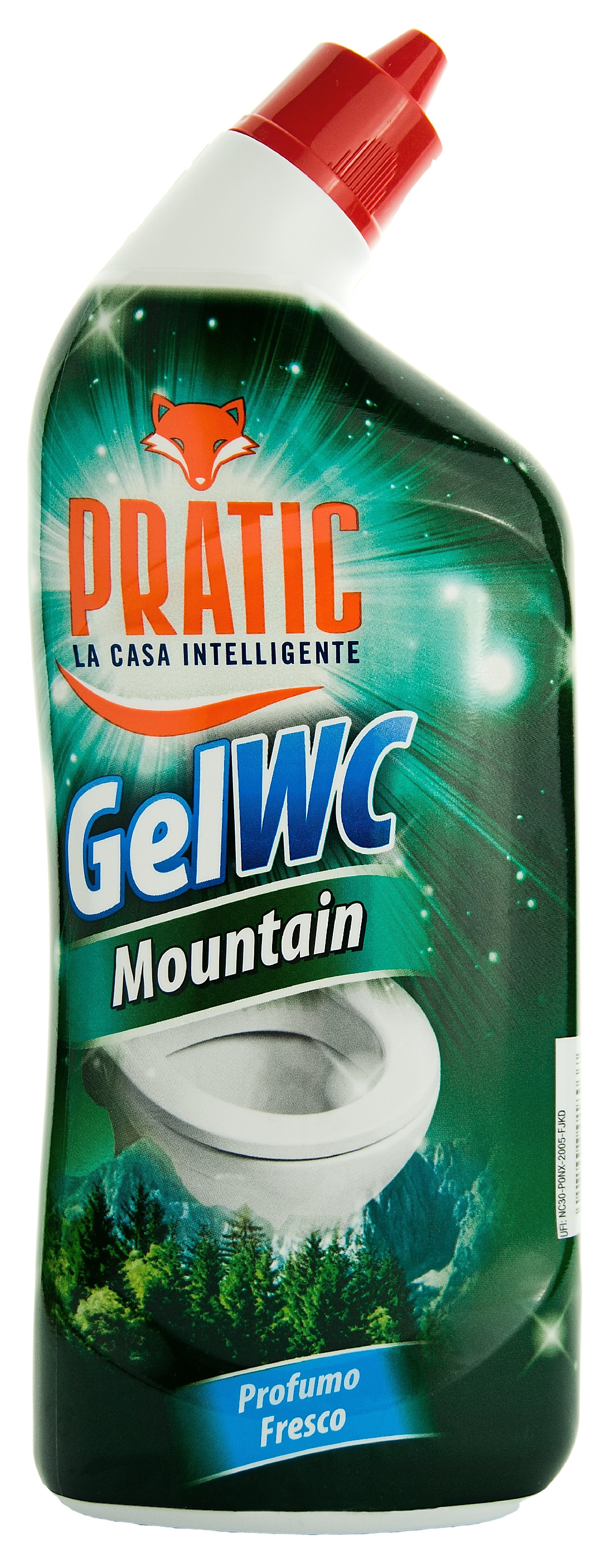 Čistič WC Pratic Gel Wc Mountain, s vúní hor, 750 ml