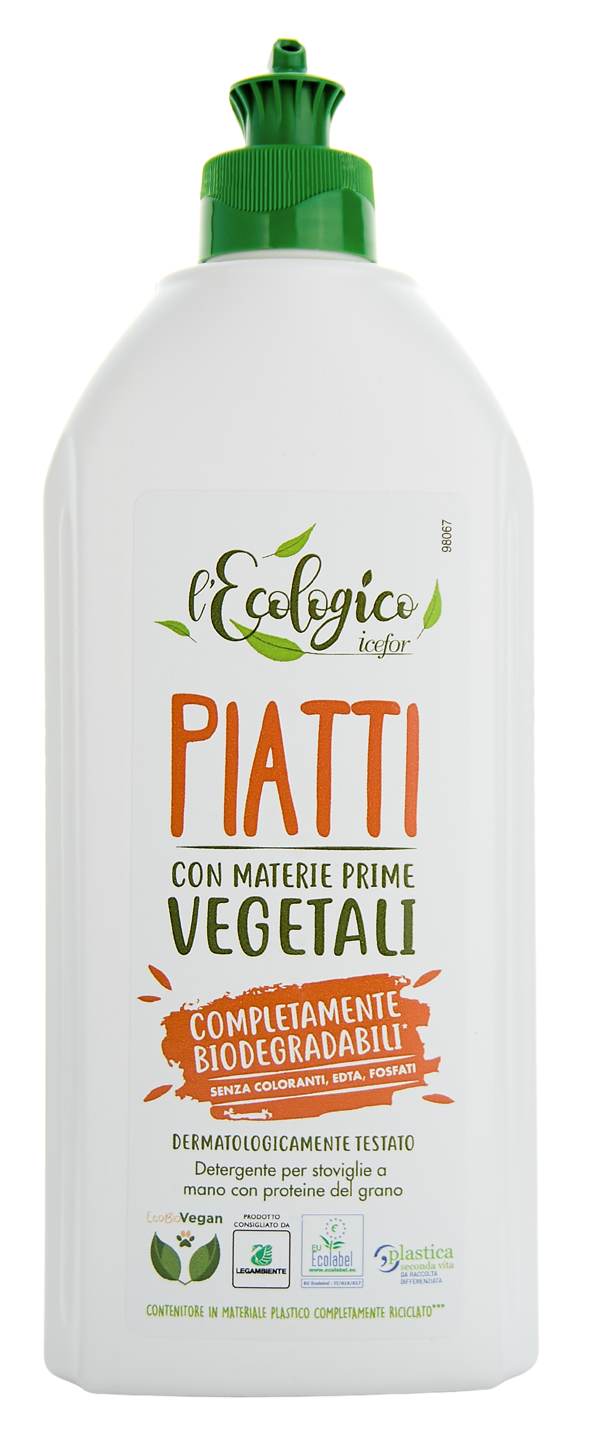 Prostředek na nádobí L'ecologico Piatti, 500 ml