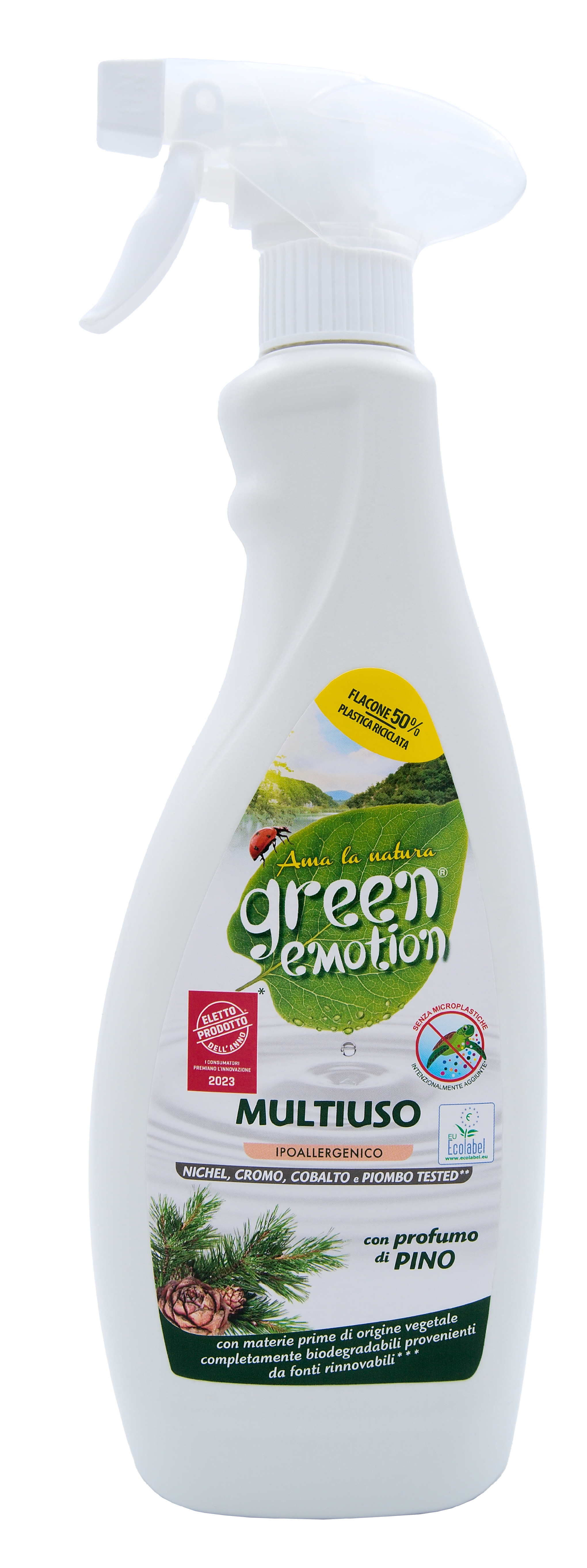 Hypoalergenní univerzální čistič Green Emotion Multiuso, 750 ml