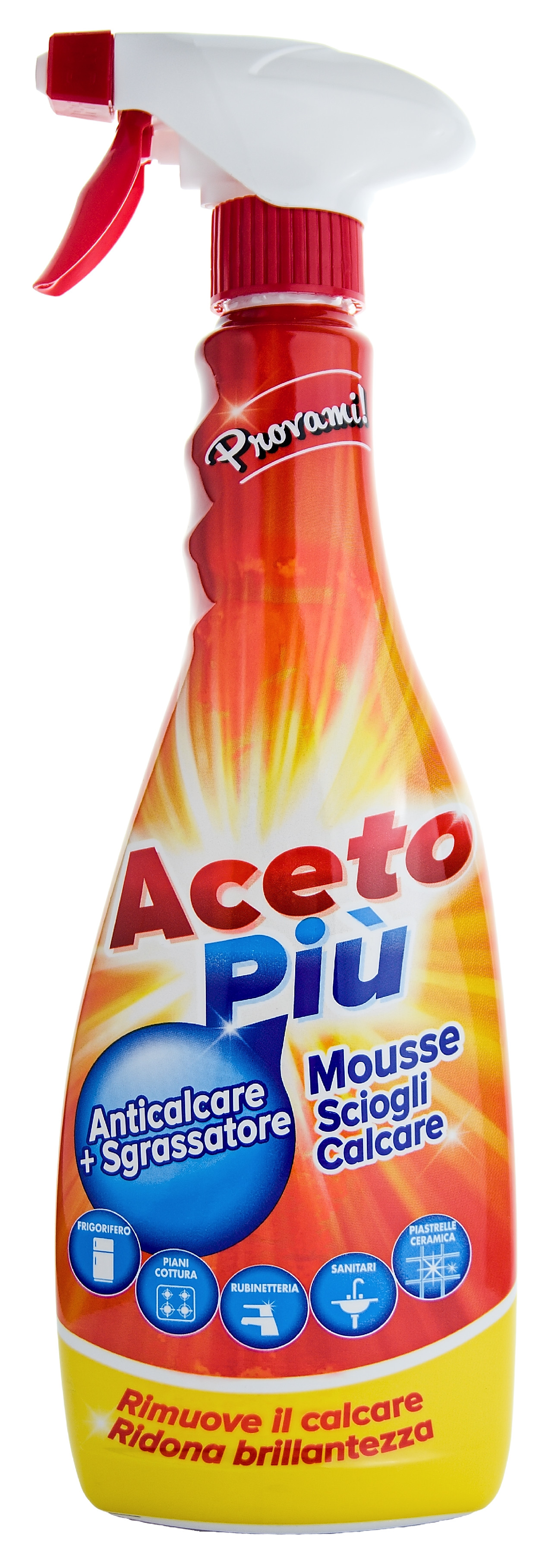 Pěna na čistění rzi a vodního kamene Aceto Piú Mousse Sciogli Calcare, 700 ml