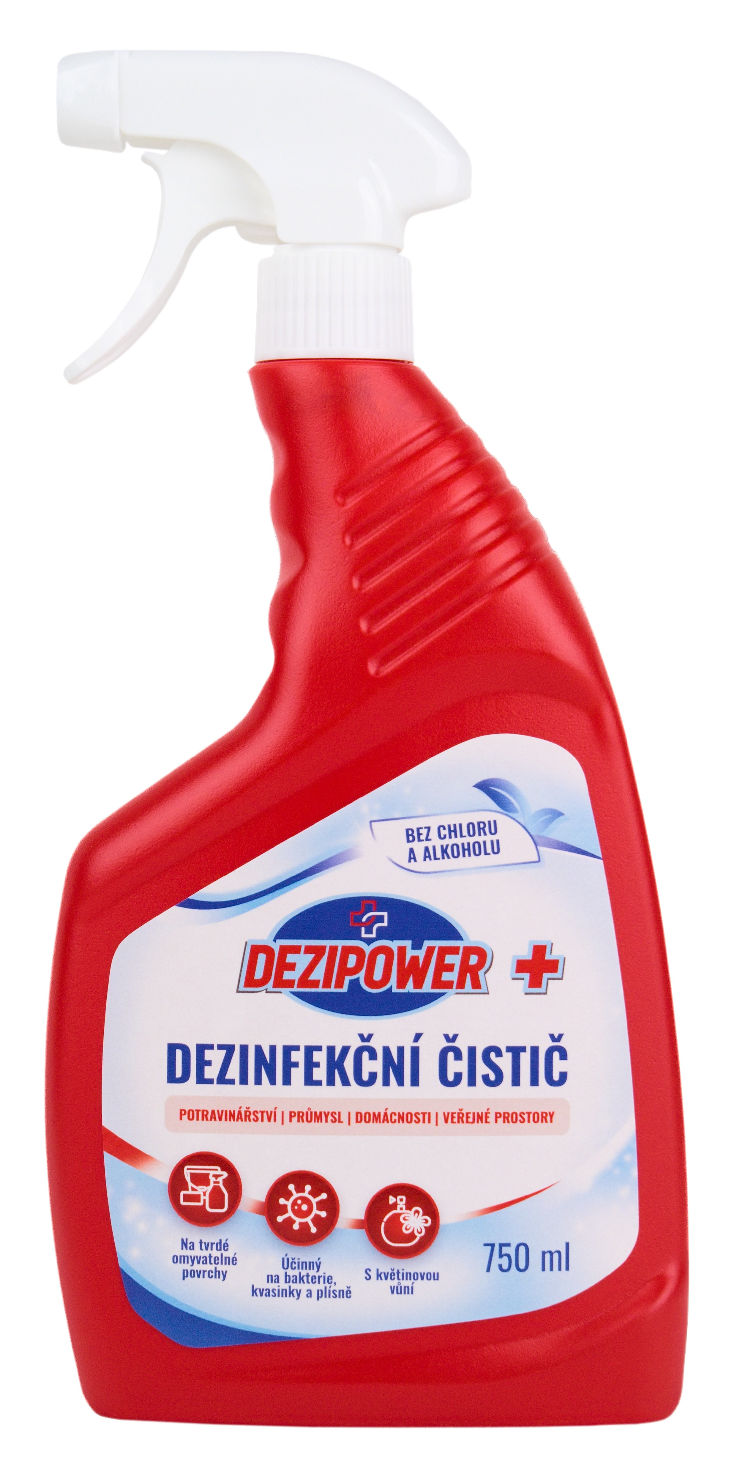 DEZIPOWER PLUS dezinfekční čistič s květinovou vůní, 750 ml
