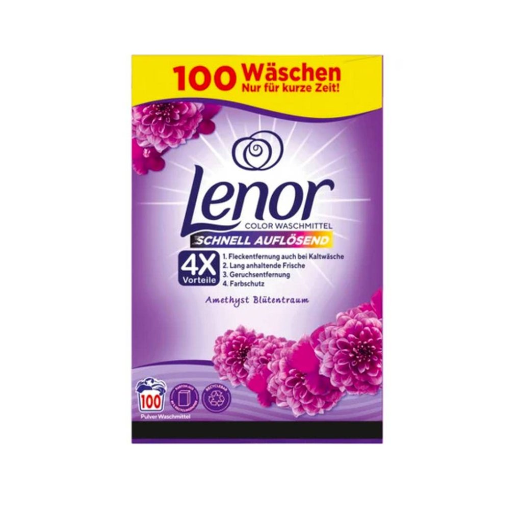 Lenor prací prášek 6kg Color Ametyst Blutentraum 100WL 8700216093637