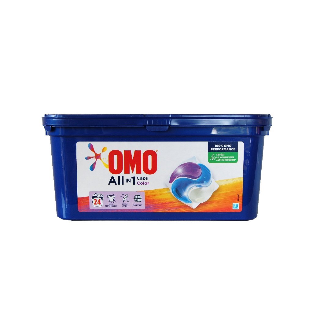OMO kapsle na praní All In1 Caps Color 24ks 8710447476482