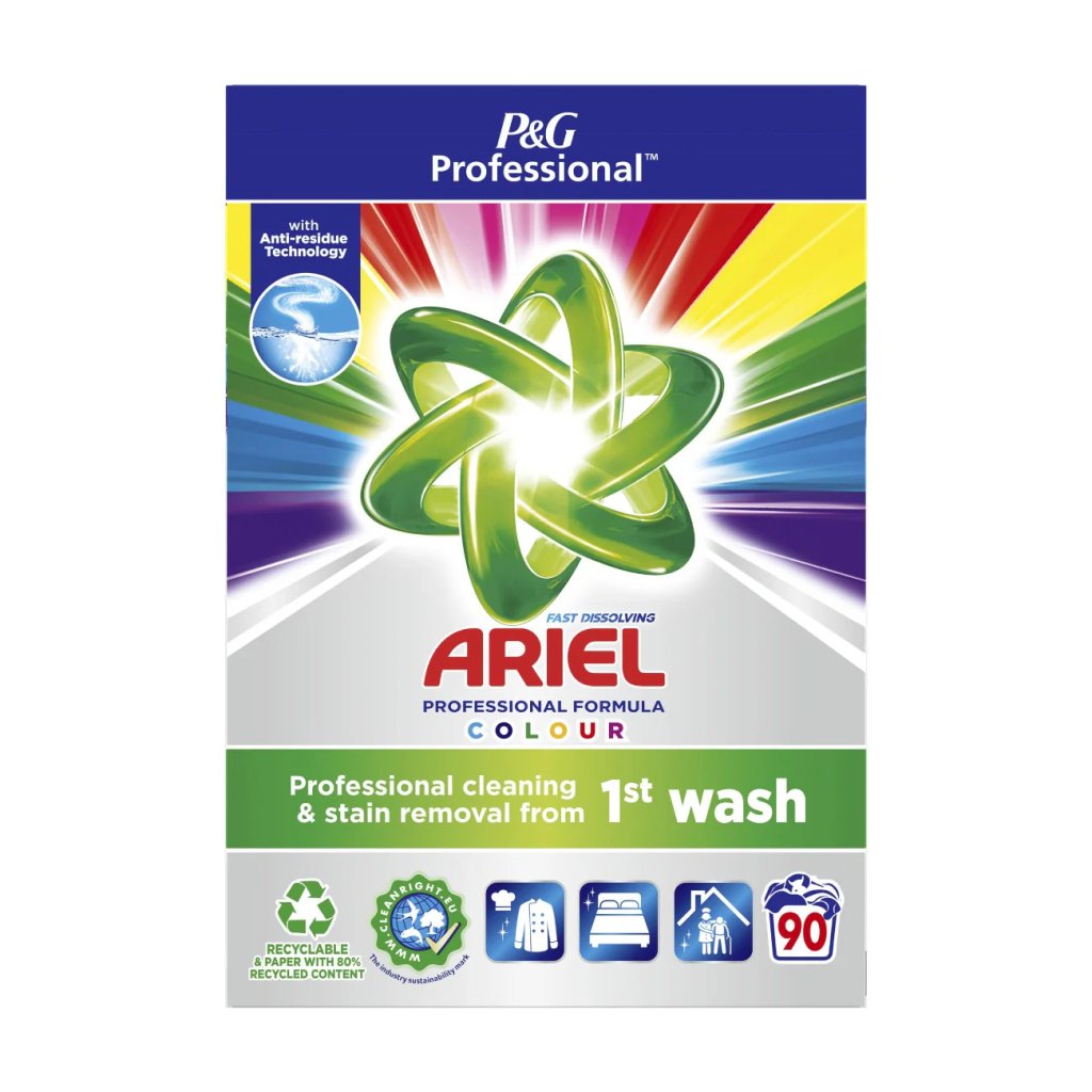 Ariel Professional prací prášek 5,4kg Color 90W 8700216391368