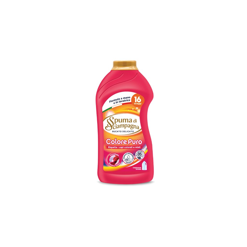 Spuma di Sciampagna Lavatreice 800ml Colore Puro 16W prací gel 8007750001662
