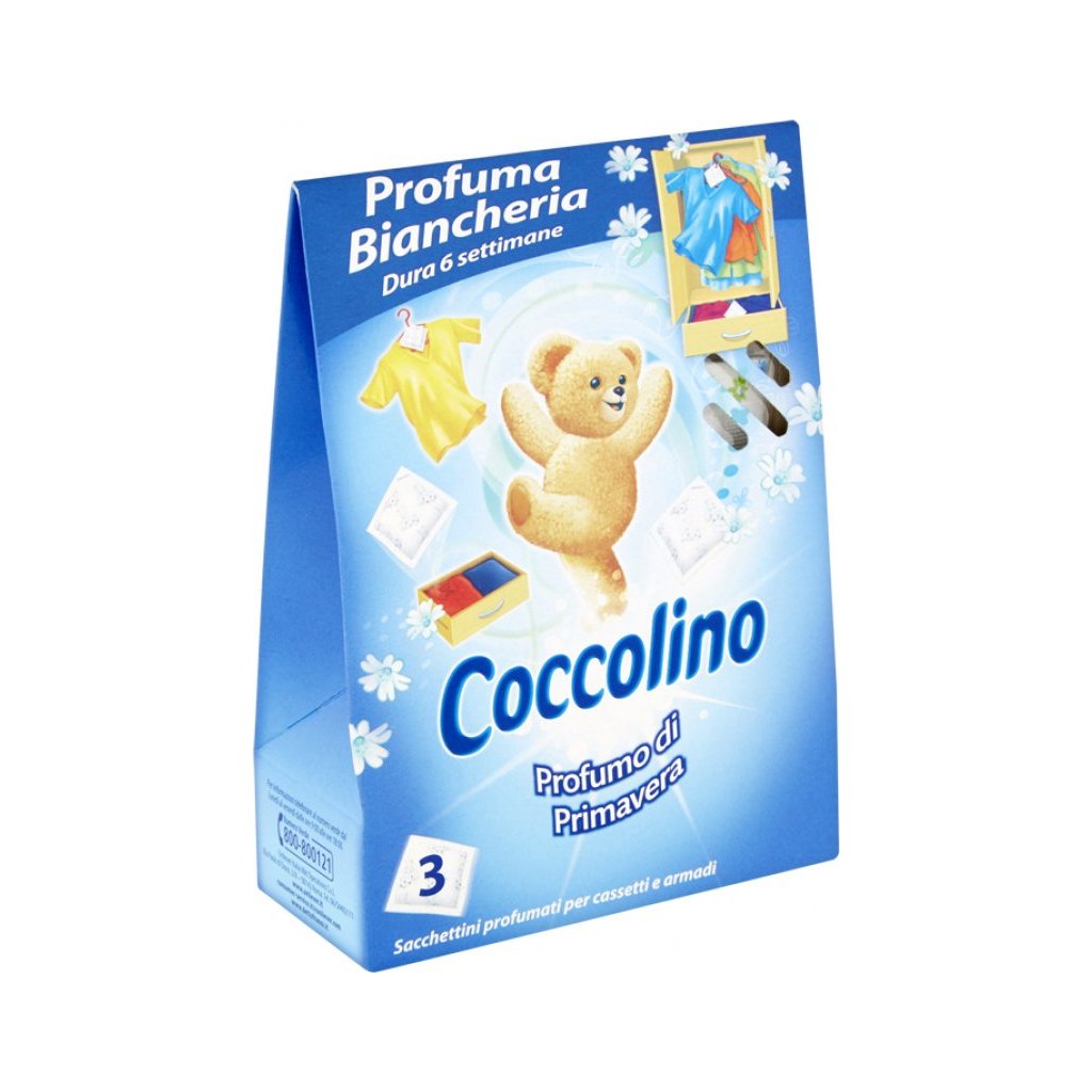 Coccolino vonné sáčky Profumo di Primavera 3ks modré 8000660310282