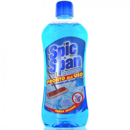 Spic&Span na mytí podlah 1L Fresh Marine modrý 8008970036236