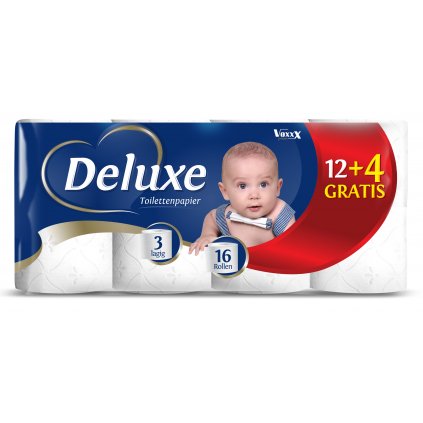 Deluxe Toaletní papír 16rolí 3vrstvý 4260504880140