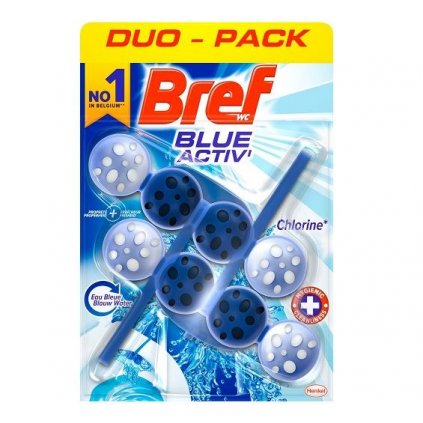 Bref WC Blue Activ+ 2x50g Chlorine 5410091765521