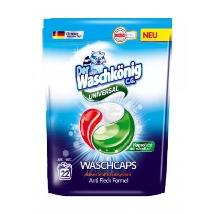 WaschKönig kapsle na praní TRIOCAPS Universal 22ks 426041893365