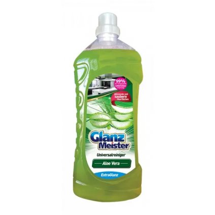 GlanzMeister na mytí podlah 1,5L Aloe Vera zelený 4260418934120