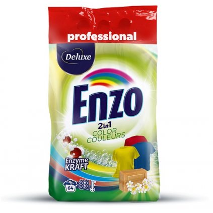 Deluxe Enzo prací prášek Professional 4,5kg 2in1 Color 64WL 4260504880966