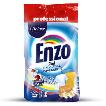 Deluxe Enzo prací prášek Professional 4,5kg 2in1 Universal 64WL 4260504880973