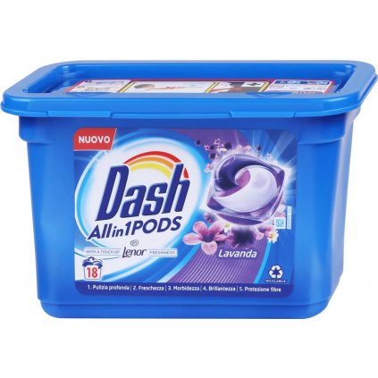 Dash kapsle na praní 18ks Allin1PODS Lenor Lavanda 8001090554918