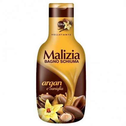 Malizia pěna do koupele Argan and Vanilla 1000 ml náplň 8003510025107