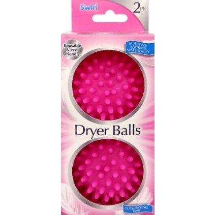 Swirl Dryer Balls míčky do sušičky 2ks růžové 5053249242194