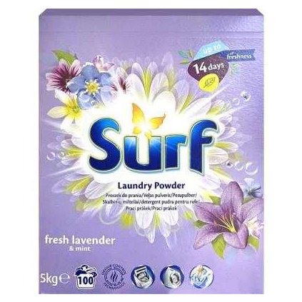 Surf prací prášek 5kg Fresh Lavender 100W 8886467018787
