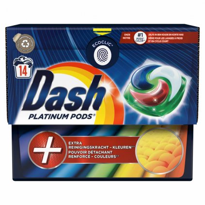 Dash kapsle na praní 14ks Platinum PODS Color 8006540873038