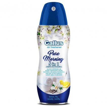 Gallus osvěžovač vzduchu 5v1 300ml Pure Morning modrý 4251415302081